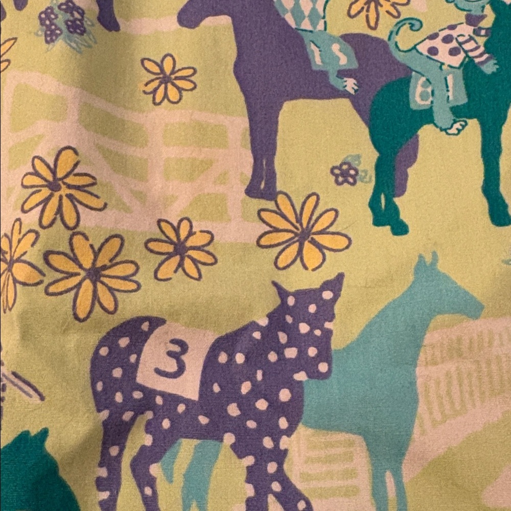 Vintage Lilly Pulitzer Kentucky Derby Shift Size 0 - Picture 4 of 6